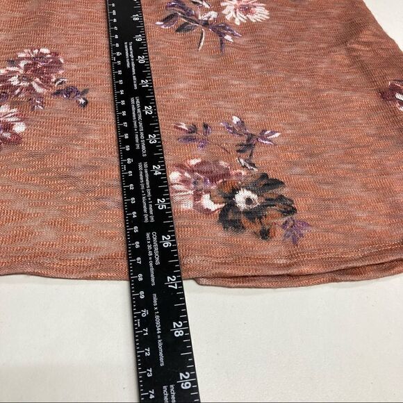 CEST. 1946, Women’s‎ Floral Open Front Vest Brown Size Medium 3 side buttons - Picture 4 of 8